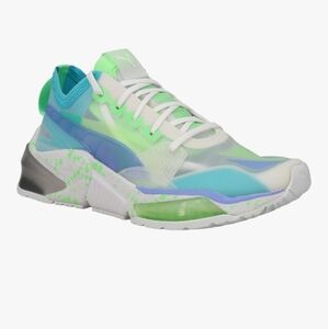 EUC•PUMA 376058-01 Womens Lqdcell Optic Sheer GID Training Sneakers Shoes•9•💙💚